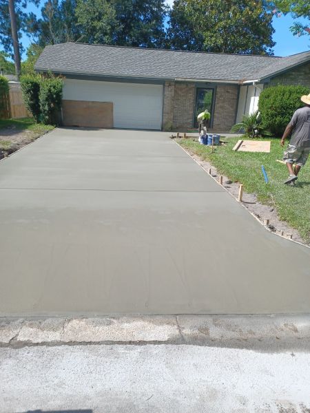 Navarre concrete driveway installation the right slab thickness for shifting sugar sand